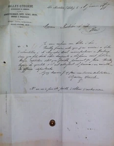 Francia dos antiguas cartas comerciales 20435 - Imagen 1 de 8
