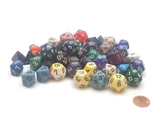 Media libra suelta (1/2 lb) de dados de Chessex aleatorios surtidos - Imagen 1 de 4