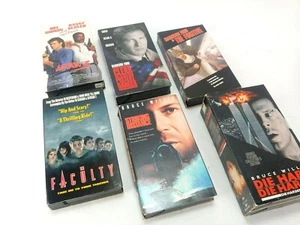 Lot of 7 VHS Movies Tapes Action Adventure Classics Comedy Family + More Random - Picture 1 of 9