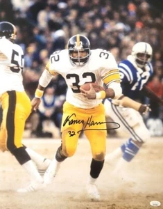 Autographed 16x20 FRANCO HARRIS Pittsburgh Steelers photo JSA Witness - Picture 1 of 1