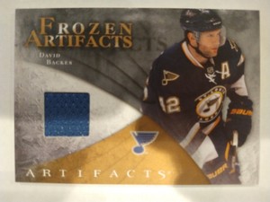 2010-11 Frozen Artifacts David Backes