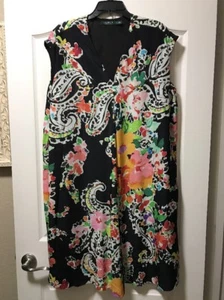 NEW Ralph Lauren Silky Floral Dress In 14W, Retail $165 - Picture 1 of 6