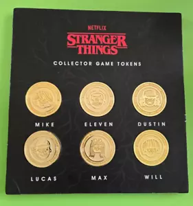 Set monete da collezione STRANGER THINGS con supporto - Foto 1 di 3