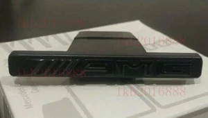 Black AMG Emblm Badge For Panamericana GT Grill E43 C43 GLC43 C63 G63 E Class - Picture 1 of 6