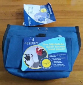 (NWT) Premier Blue Treat Pouch w belt pocket hinge manual Terry Ryan - Picture 1 of 5