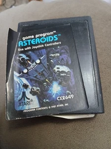 ASTEROIDS Atari Game Cartridge Only CX2649 Sears Video Arcade 1981 - Picture 1 of 4