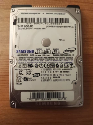 Samsung HM100JC - 100GB - 2.5" IDE - Sektoren Geprüft - Bild 1 von 4