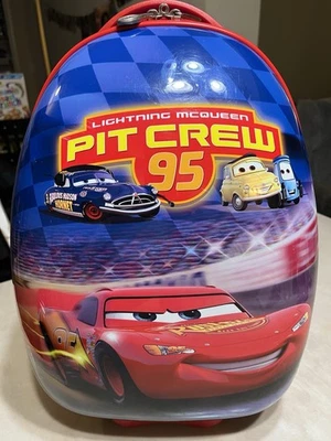 Disney Pixar Cars Lightning McQueen Rolling Luggage Suitcase - Image 1 of 4