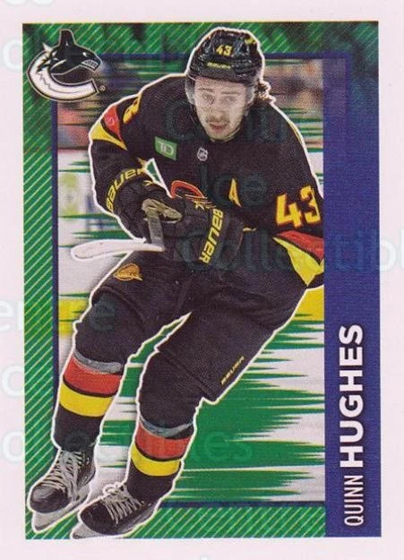 2023-24 Topps Stickers #486 Quinn Hughes - Image 1 of 1