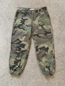 Denim Co Pantalones Camuflados Tobillo Puños Cónicos Algodón Reino Unido 14 - Imagen 1 de 11