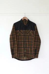 O’Neill Men’s Size L Green Checkered Long Sleeve Fleece Shirt - Picture 1 of 6