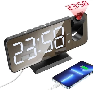 Sveglia Digitale da Comodino, Sveglia da Comodino, Alarm Clock Luce LED 12/24H, - Foto 1 di 8