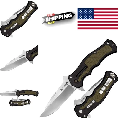 Tactical Folding Knife 3.5 Inch Blade Od Green Zy Ex Handle with Pocket Clip - Image 1 of 4