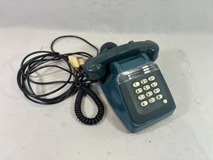 Ancien Téléphone fixe BLEU Vintage SOCOTEL S 63 Année 1974 - Photo 1/7