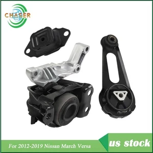 For 12-19 Nissan Versa March Versa Note Quality Engine Motor&Trans Mount 3PCS - Foto 1 di 13