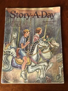 Vintage Story-A-Day Oct 15, 1953 - 7 Stories For Children - Picture 1 of 8