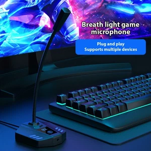 Mikrofon komputerowy Mikrofon USB do PC Laptop Redukcja szumów Wyciszenie CBFE - Zdjęcie 1 z 13