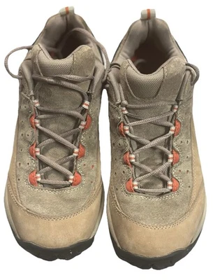 Womens Merrell Hiking Shoes Women’s 8.5 Nerve Performance Suede Tan Orange Boot - Image 1 of 4