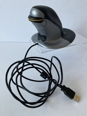 Posturite Penguin Wired Ergonomic Mouse 9820100 USB Ambidextrous Large PC - Image 1 of 4
