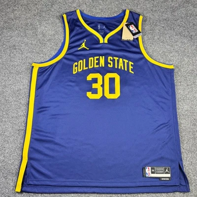 Nike Stephen Curry Golden State Warriors Jordan Swingman Jersey Statement 2XL 56 - Image 1 of 4