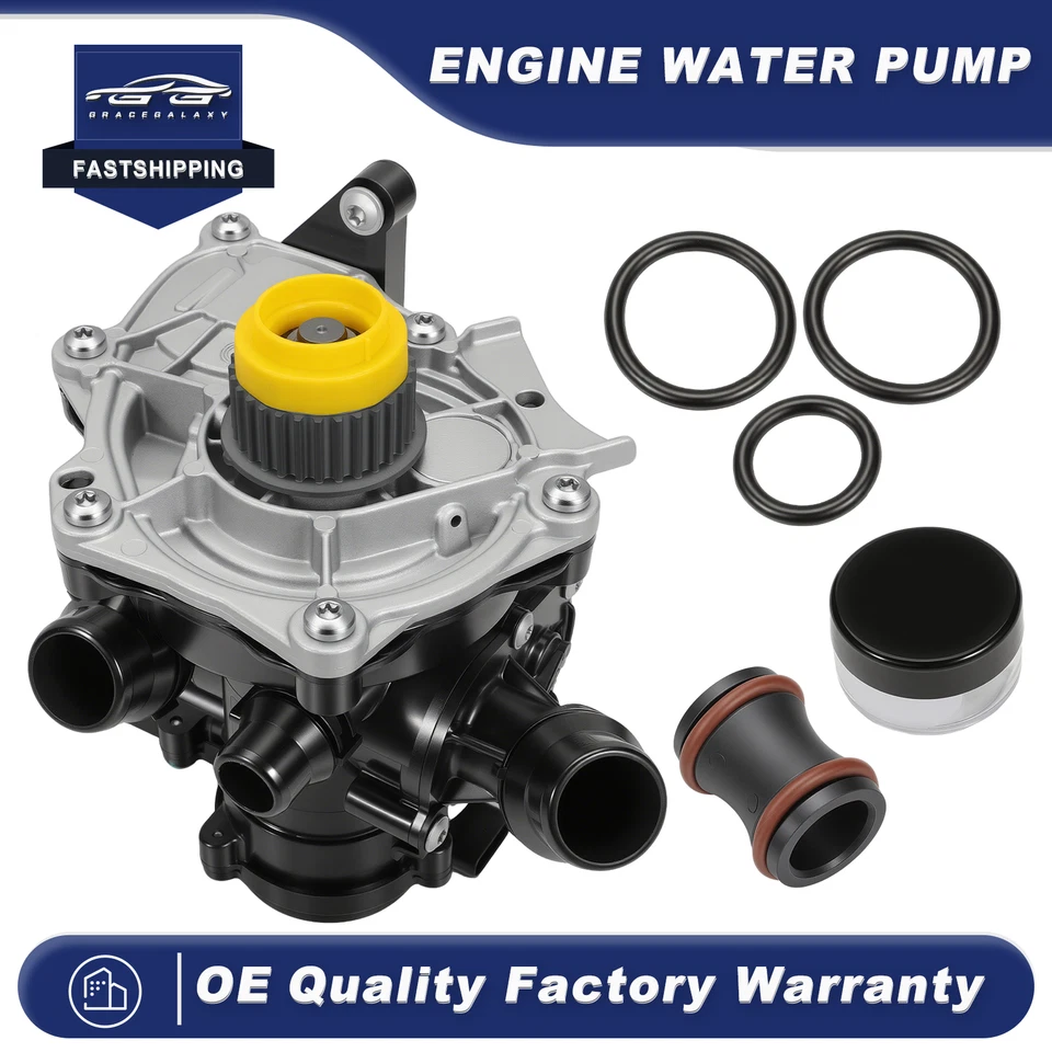 Thermostat+ Water Pump 06L121111H for AUDI A 3 4 5 Q3 Q5 VW SEAT SKODA 1.8 2.0  - Image 1 of 4