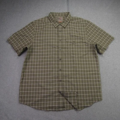 5.11 Tactical Shirt Mens Medium Plaid Short Sleeve Button Front Cotton Blend - Image 1 of 4