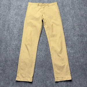 J. Crew Pants Mens 32x34 (Fits 33x32.5) Khaki 770 Straight Linen Blend Casual - Picture 1 of 15