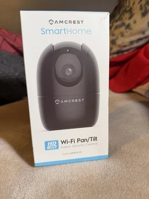 Amcrest UltraHD 4K 8MP Poe IP Security Camera IP8M-2496EB Black - Image 1 of 3