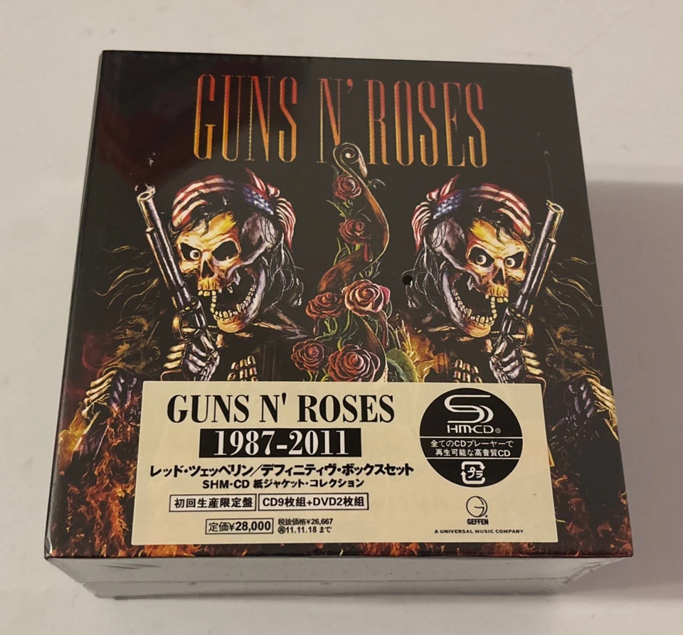 GUNS N' ROSES (9 CDS & 2 DVDS BOX SET NEW & SEALED 1987-2011) Japanese Import - Image 1 of 3