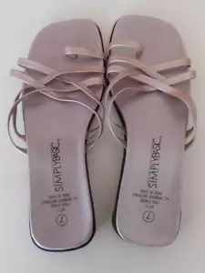 Simply Basic Women's Sandal Size 7 Color: Rose Gold - Picture 1 of 3