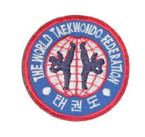 Aufnäher Red Badge The World Taekwondo Federation Patch WTF World Korean Karate - Bild 1 von 1