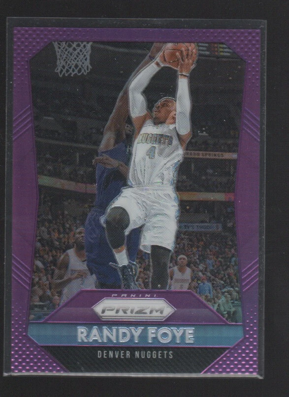 RANDY FOYE  2015-16 PANINI PRIZM PURPLE PRIZMS CARD #133  /99 - Image 1 of 1