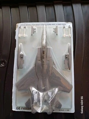 Fabbri Diecast Aircraft 1:100 Model McDonell Douglas F15 Eagle USAF Fighter Jet