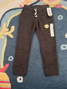 NEW Cat & Jack Size 5T Charcoal Gray Cozy Fleece Joggers Sweatpants NWT - Picture 1 of 5