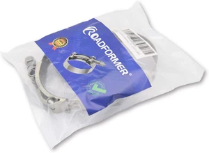 Roadformer 1.5" T-Bolt Hose Clamp 44mm-50mm Range Stainless Steel 2 Pack - Picture 1 of 8