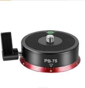 Kingjoy PB-75 Nivelación Panorámica Profesional Trípode Cabezal de Bola para Cámara de Video - Imagen 1 de 6