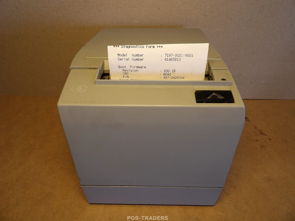 NCR 7197-9101-9001 Thermal Ticket Receipt POS Printer 80mm USB , Grey-C grade - Image 1 of 4