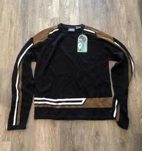 NUEVO GOTCHA 90'S MX WAKEBOARD SKATEBOARD MILITARY GOLF SNOW SURF SWEATER SMALL - Imagen 1 de 2
