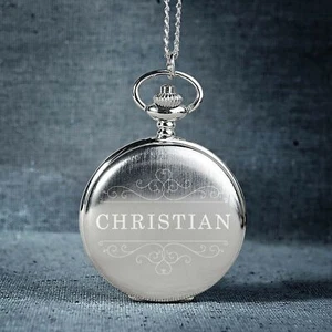 Taschenuhr mit Gravur Farbauswahl Taschenuhr AURUM - Bild 1 von 29