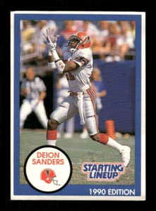 1990 Startaufstellungskarte Deion Sanders sehr guter Zustand bis VGEX (einige Verwerfung) BXCP33 - Bild 1 von 2