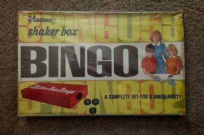 Juego de mesa vintage - Hasbro - 1970 - Shaker Box BINGO - Sellado de fábrica - Difícil de encontrar Foto 1 de 3