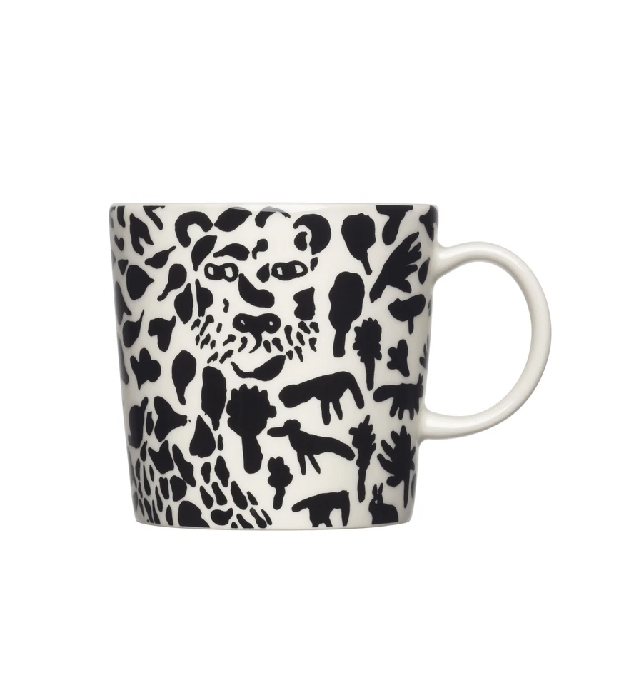 Iittala Oiva Toikka Mug Cheetah Black 0.3 L - Image 1 of 1