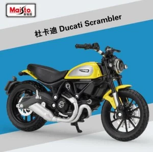 Maisto 1:18 Ducati Scrambler Motorcycle Model Bike New in Box - Picture 1 of 4