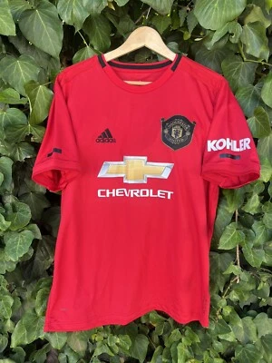 Adidas Manchester United Home Jersey 2019/20 Rojo Hombre’s Grande Fútbol Kit Foto 1 de 4