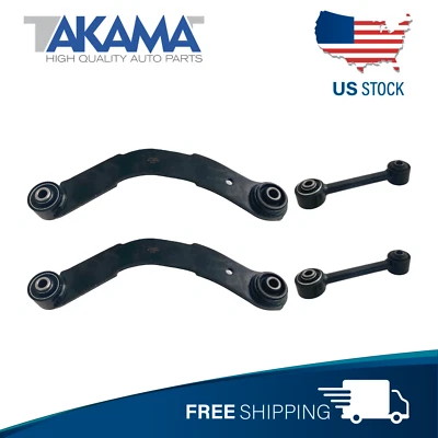4pcs Kit Rear Upper Lower Control Arm FITS for 2003-2006 MITSUBISHI OUTLANDER - Image 1 of 4