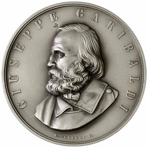 Medaglia Giuseppe Garibaldi, Il Presidente del Consiglio dei Ministri, 1957 - Imagen 1 de 2