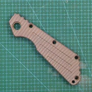 Escala de mango de aleación de titanio hecha a medida de 1 pieza para cuchillos Strider SMF nueva versión - Imagen 1 de 4