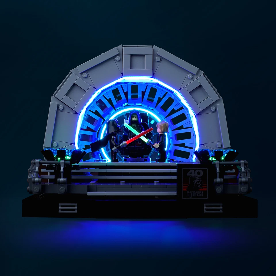 BrickBling Kit Luci per LEGO Emperor’s Throne Room Diorama 75352 Luci Fai da Te