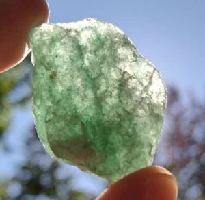 EMERALD TANZURINE RARE NEW FIND NATURAL HEART CHAKRA CRYSTAL TANZANIA AFRICA *2 - Picture 1 of 11