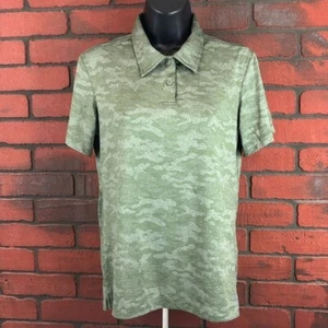 No Bull Camo Woman's Small Polo Green Shirt Norm Core Casual - Picture 1 of 8